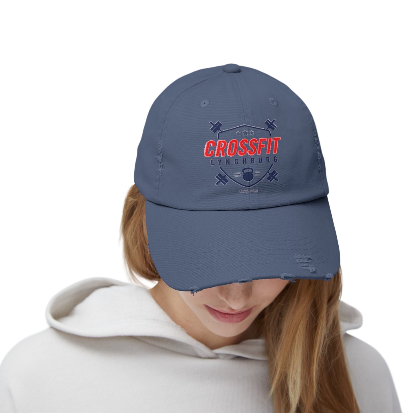 crossfit lynchburg Unisex Distressed Cap