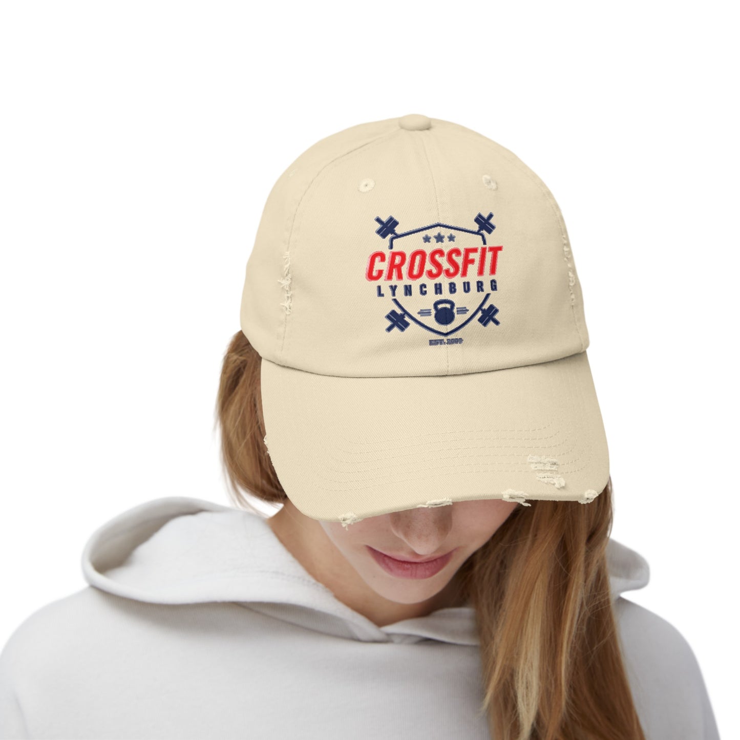 crossfit lynchburg Unisex Distressed Cap