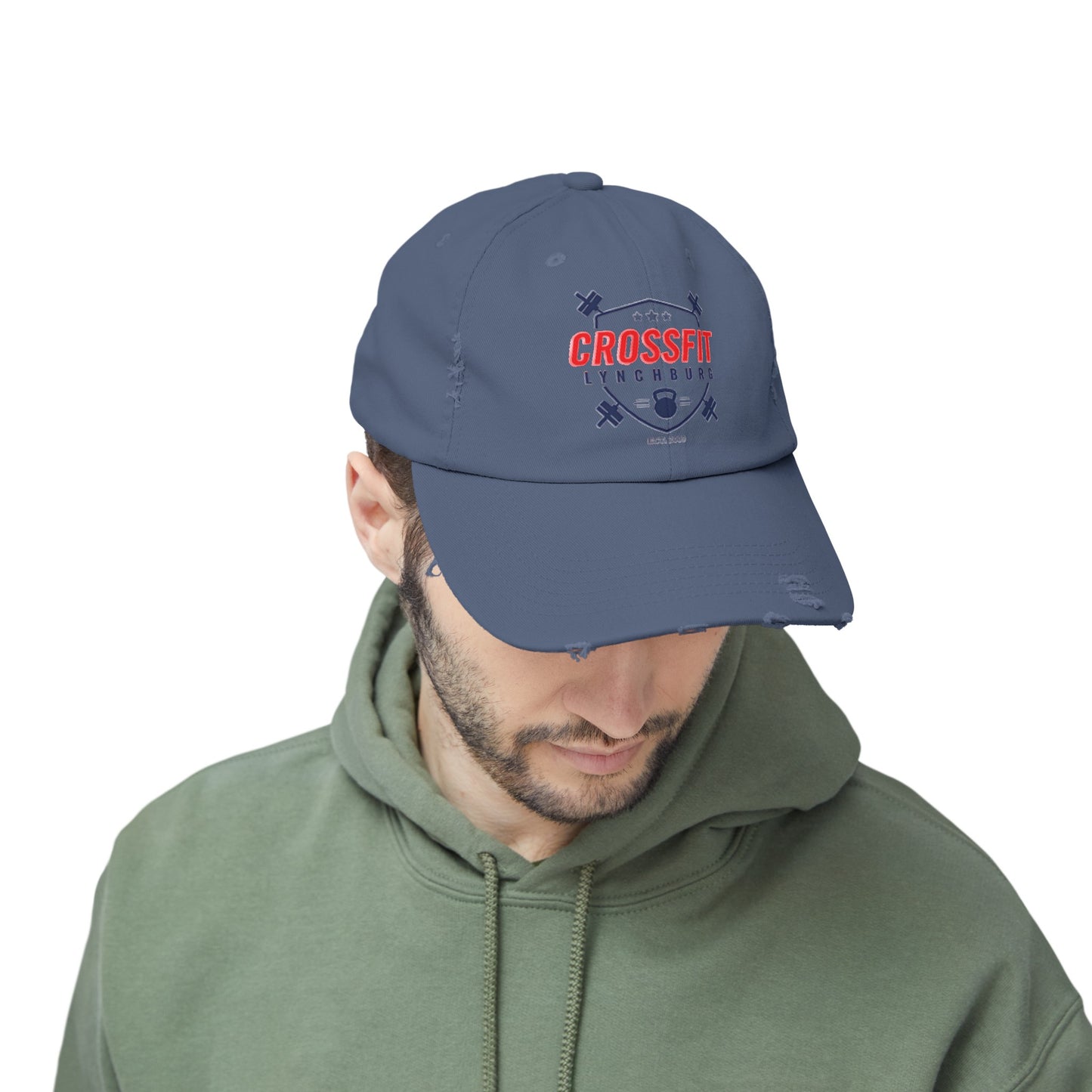 crossfit lynchburg Unisex Distressed Cap