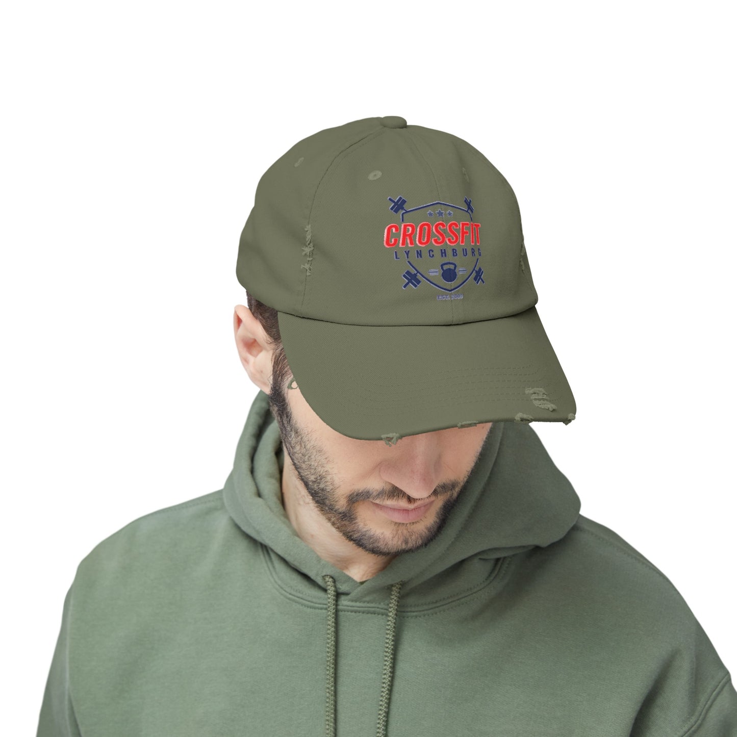 crossfit lynchburg Unisex Distressed Cap