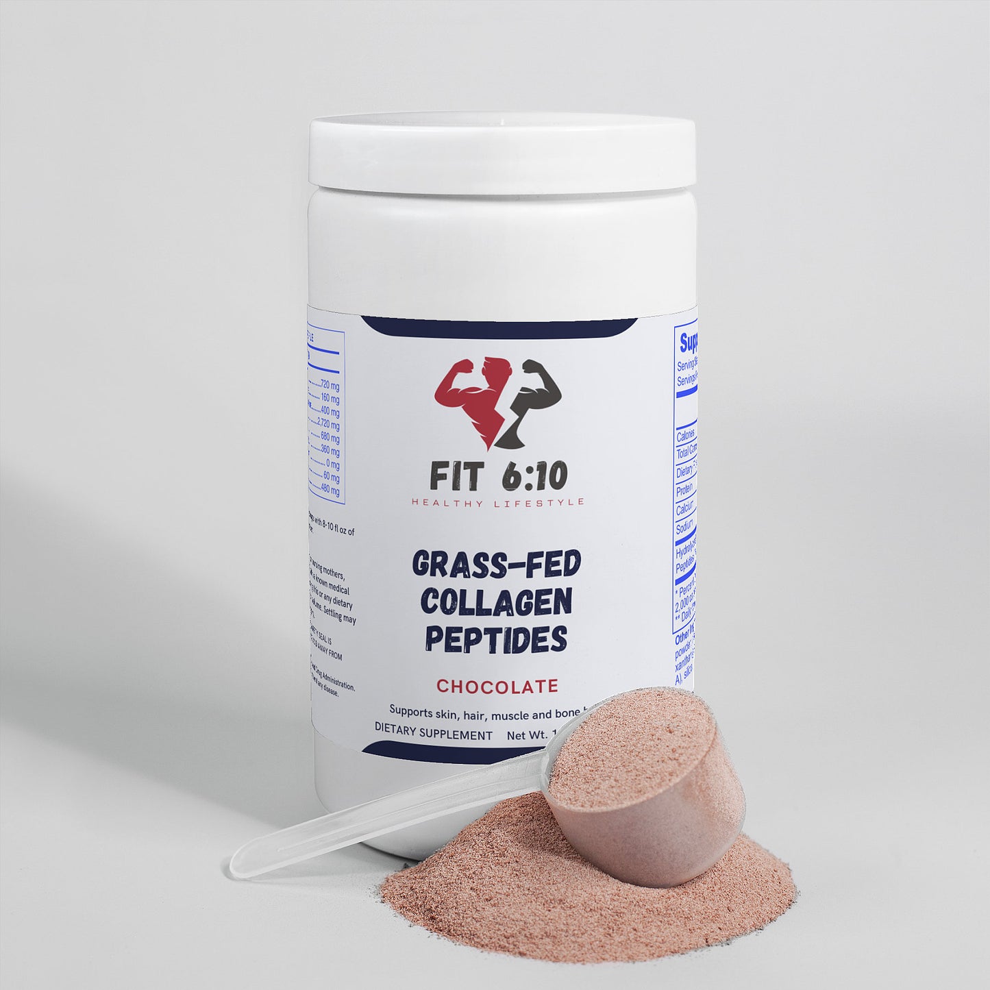 Grass-Fed Collagen Peptides Powder (Chocolate)